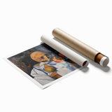 Impressionist Landscape - Meadow and Trees Wall Art Print