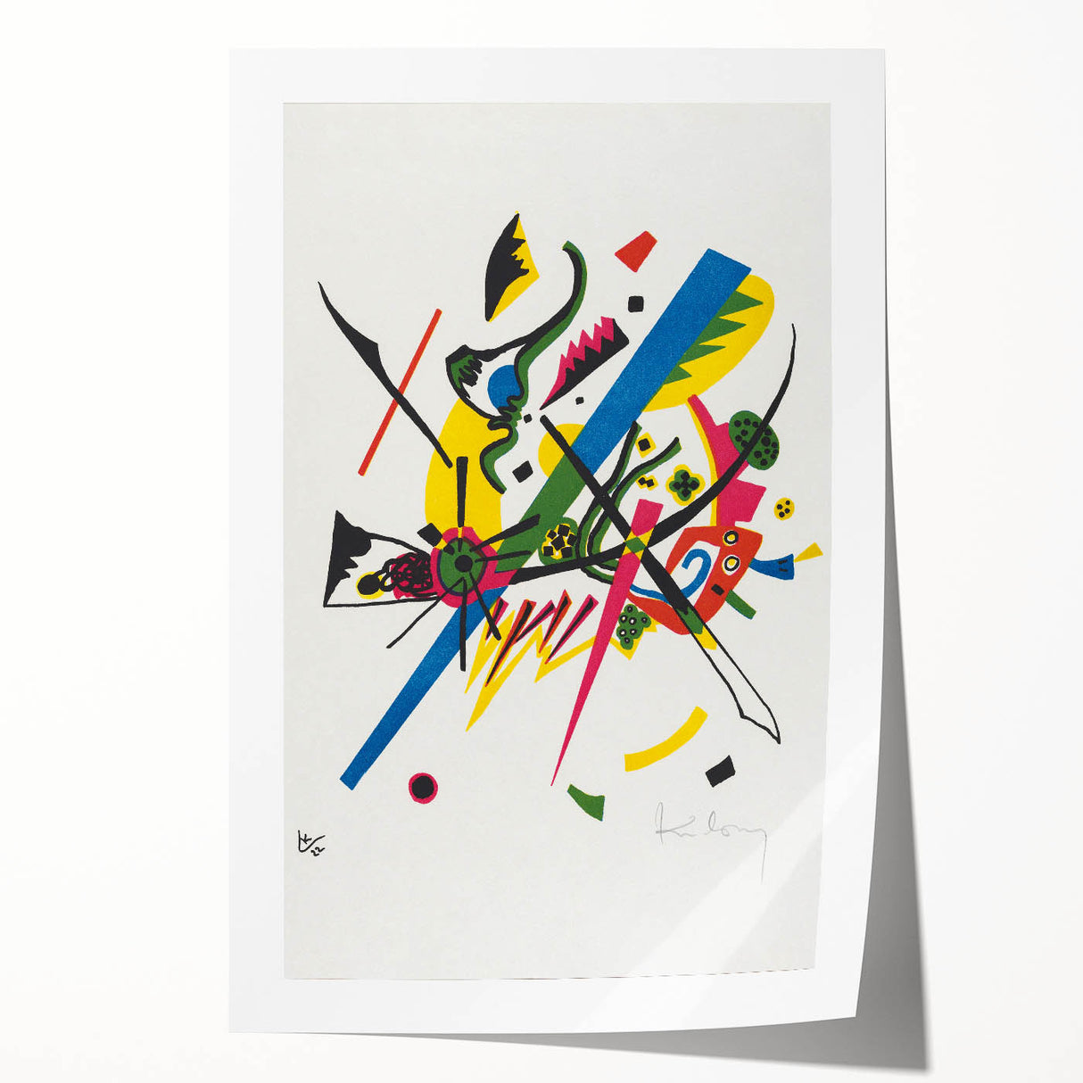 Kleine Welten I by Kandinsky - Abstract Modern Art for Minimalist Decor