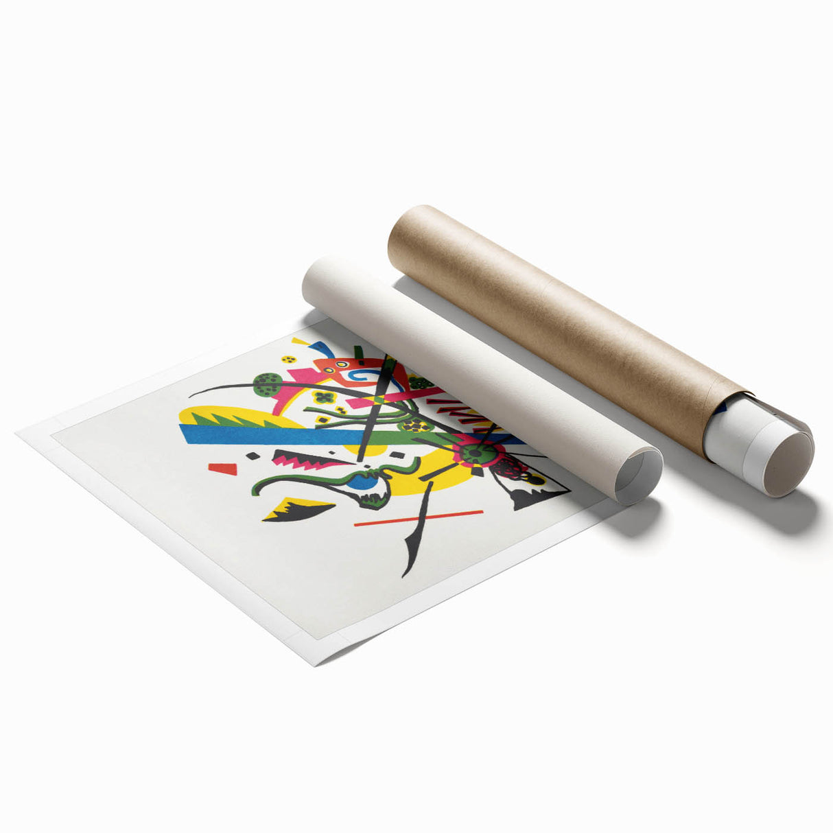Kleine Welten I by Kandinsky - Abstract Modern Art for Minimalist Decor