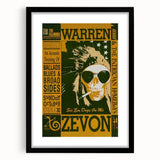 Warren Zevon Acoustic Concert Poster - Ballads Blues & Broadsides