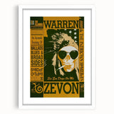Warren Zevon Acoustic Concert Poster - Ballads Blues & Broadsides