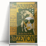 Warren Zevon Acoustic Concert Poster - Ballads Blues & Broadsides