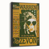 Warren Zevon Acoustic Concert Poster - Ballads Blues & Broadsides