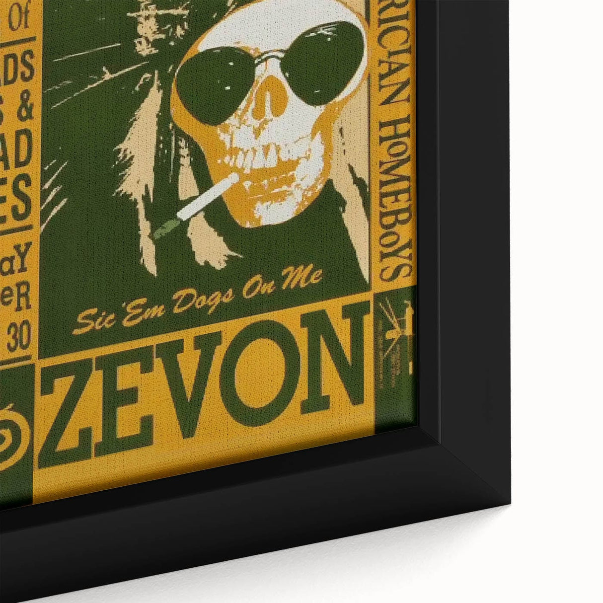 Warren Zevon Acoustic Concert Poster - Ballads Blues & Broadsides