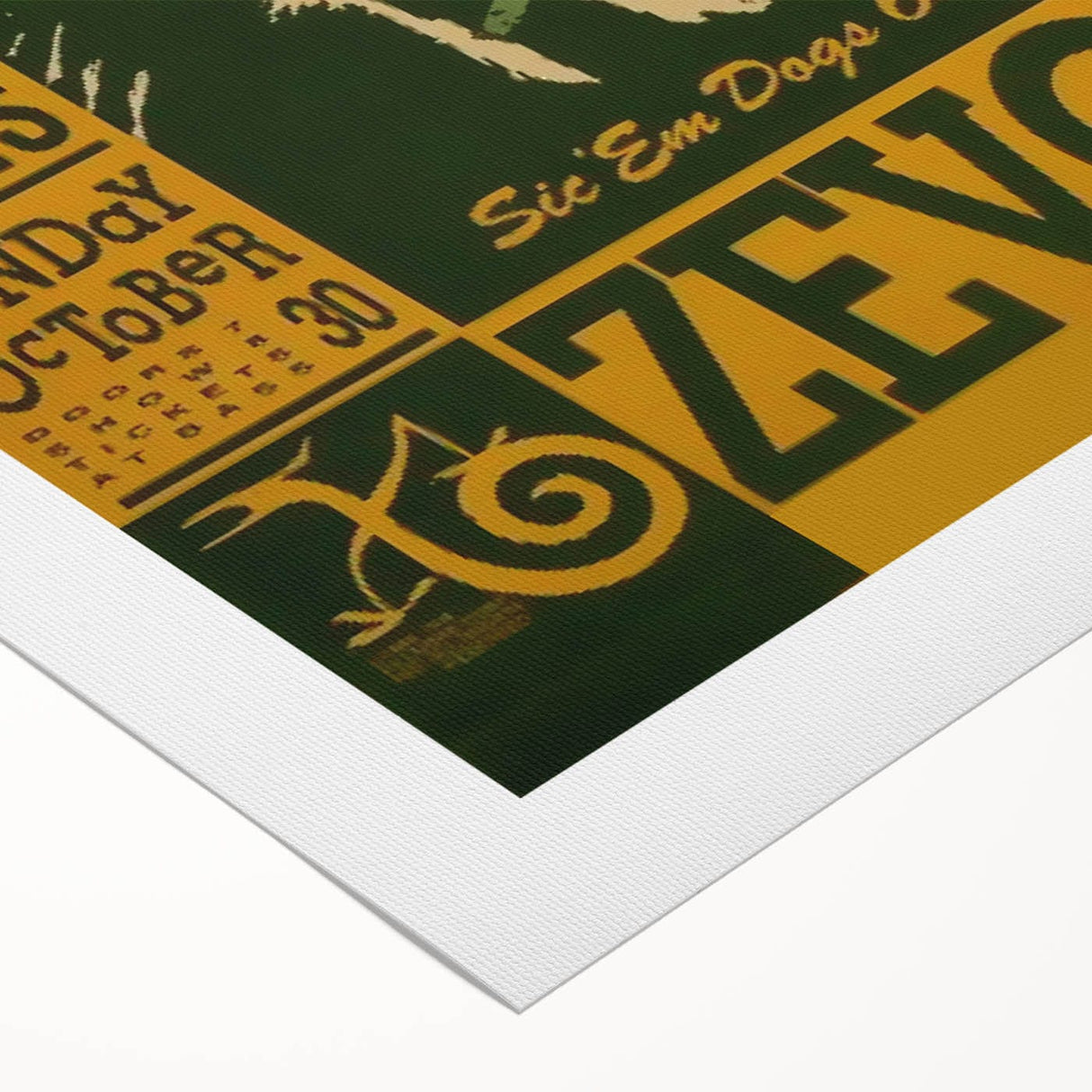 Warren Zevon Acoustic Concert Poster - Ballads Blues & Broadsides