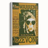 Warren Zevon Acoustic Concert Poster - Ballads Blues & Broadsides