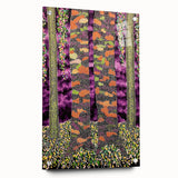 Vibrant Forest Essence – Abstract Tree Canvas & Framed Art