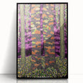 Vibrant Forest Essence – Abstract Tree Canvas & Framed Art