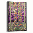 Vibrant Forest Essence – Abstract Tree Canvas & Framed Art