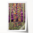 Vibrant Forest Essence – Abstract Tree Canvas & Framed Art