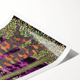 Vibrant Forest Essence – Abstract Tree Canvas & Framed Art