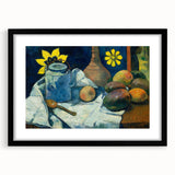 Impressionist Still Life - Teapot and Fruit Wall Art Print