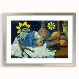 Impressionist Still Life - Teapot and Fruit Wall Art Print