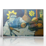 Impressionist Still Life - Teapot and Fruit Wall Art Print