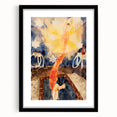 Two Acrobats in Red Tights - Abstract Modern Art for Wall Decor