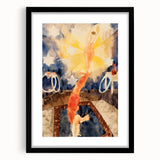 Two Acrobats in Red Tights - Abstract Modern Art for Wall Decor