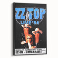 ZZ Top Live '94 Concert Poster - Grugahalle Essen