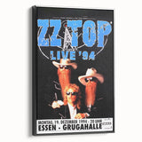 ZZ Top Live '94 Concert Poster - Grugahalle Essen
