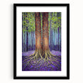 Golden Roots Forest – Abstract Tree Canvas & Framed Art