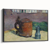 Impressionist Landscape - River and Mountains Wall Art Print