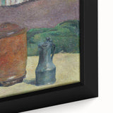 Impressionist Landscape - River and Mountains Wall Art Print