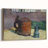 Impressionist Landscape - River and Mountains Wall Art Print