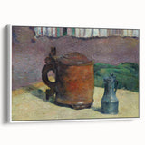 Impressionist Landscape - River and Mountains Wall Art Print