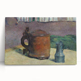 Impressionist Landscape - River and Mountains Wall Art Print