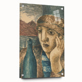 Drunk by Mikuláš Galanda - Abstract Modern Portrait for Wall Decor