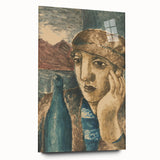 Drunk by Mikuláš Galanda - Abstract Modern Portrait for Wall Decor