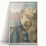 Drunk by Mikuláš Galanda - Abstract Modern Portrait for Wall Decor