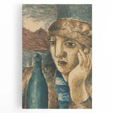 Drunk by Mikuláš Galanda - Abstract Modern Portrait for Wall Decor