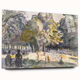 Impressionist Seaside Landscape - Beach and Ocean Wall Art Print