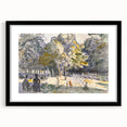 Impressionist Seaside Landscape - Beach and Ocean Wall Art Print