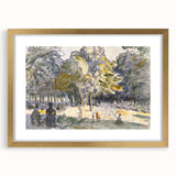 Impressionist Seaside Landscape - Beach and Ocean Wall Art Print