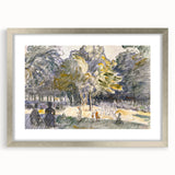 Impressionist Seaside Landscape - Beach and Ocean Wall Art Print