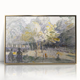 Impressionist Seaside Landscape - Beach and Ocean Wall Art Print