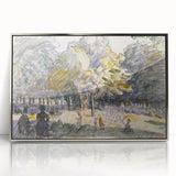 Impressionist Seaside Landscape - Beach and Ocean Wall Art Print