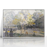 Impressionist Seaside Landscape - Beach and Ocean Wall Art Print