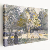 Impressionist Seaside Landscape - Beach and Ocean Wall Art Print