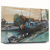 Abstract Modern Art: Drydock Serenity by Piet Mondrian