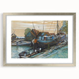 Abstract Modern Art: Drydock Serenity by Piet Mondrian