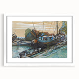 Abstract Modern Art: Drydock Serenity by Piet Mondrian