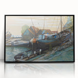 Abstract Modern Art: Drydock Serenity by Piet Mondrian