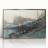 Abstract Modern Art: Drydock Serenity by Piet Mondrian