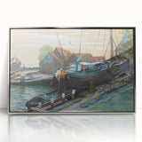 Abstract Modern Art: Drydock Serenity by Piet Mondrian