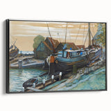 Abstract Modern Art: Drydock Serenity by Piet Mondrian