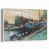 Abstract Modern Art: Drydock Serenity by Piet Mondrian