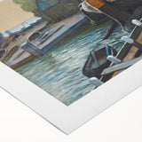 Abstract Modern Art: Drydock Serenity by Piet Mondrian