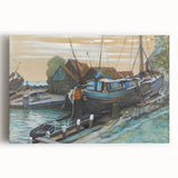 Abstract Modern Art: Drydock Serenity by Piet Mondrian